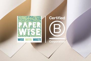 PaperWise ist ein zertifiziertes B Corp™: Nachhaltigkeit transparent und messbar - Image